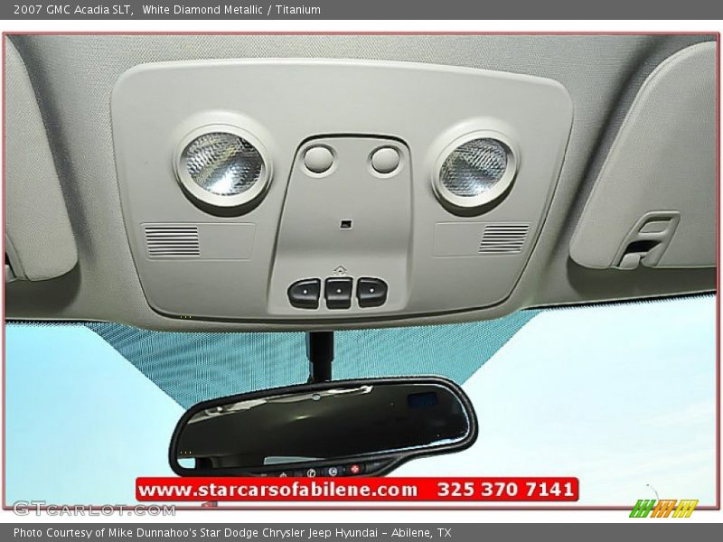 White Diamond Metallic / Titanium 2007 GMC Acadia SLT