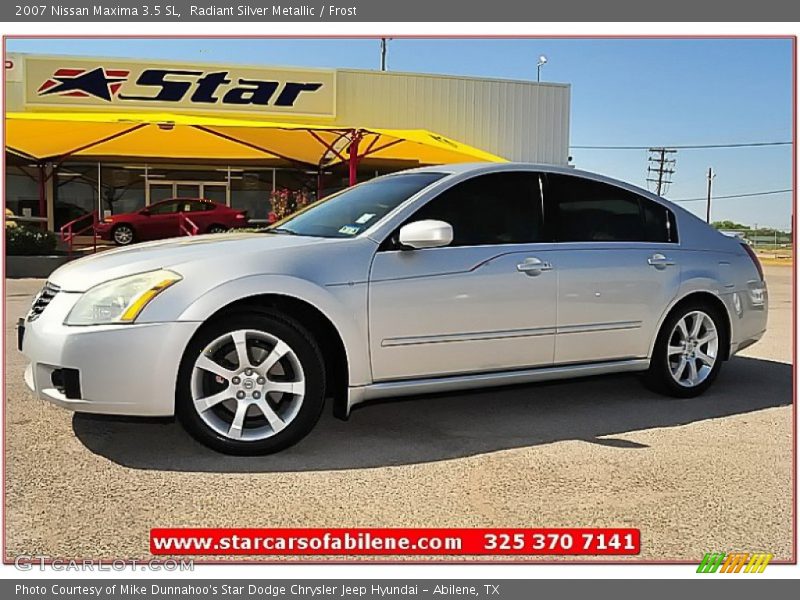 Radiant Silver Metallic / Frost 2007 Nissan Maxima 3.5 SL