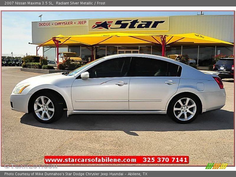 Radiant Silver Metallic / Frost 2007 Nissan Maxima 3.5 SL