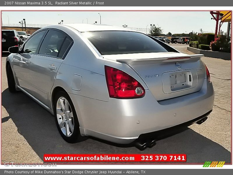 Radiant Silver Metallic / Frost 2007 Nissan Maxima 3.5 SL