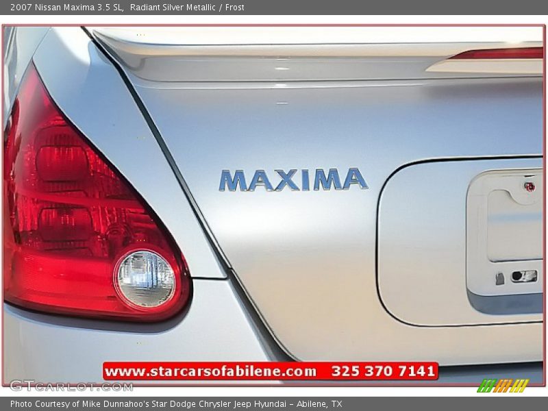 Radiant Silver Metallic / Frost 2007 Nissan Maxima 3.5 SL