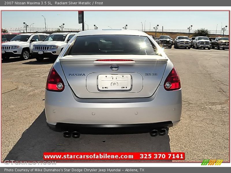 Radiant Silver Metallic / Frost 2007 Nissan Maxima 3.5 SL