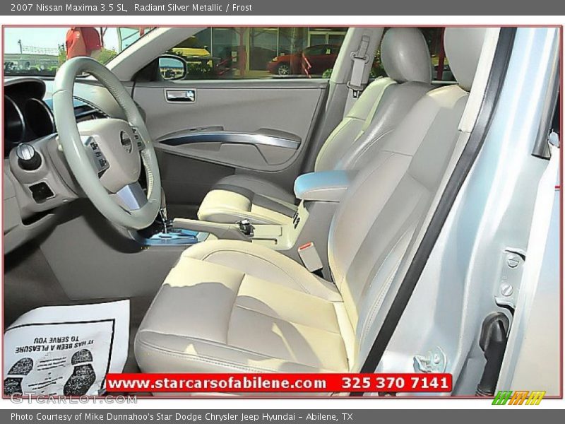 Radiant Silver Metallic / Frost 2007 Nissan Maxima 3.5 SL