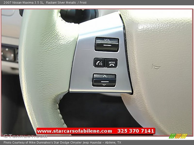 Radiant Silver Metallic / Frost 2007 Nissan Maxima 3.5 SL