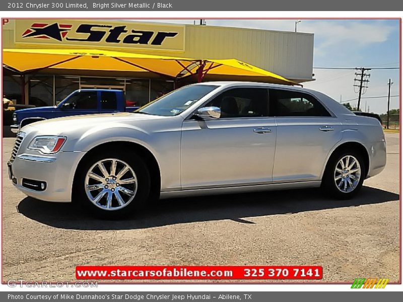 Bright Silver Metallic / Black 2012 Chrysler 300 Limited
