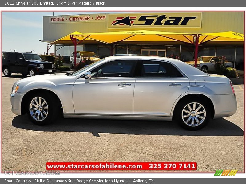 Bright Silver Metallic / Black 2012 Chrysler 300 Limited
