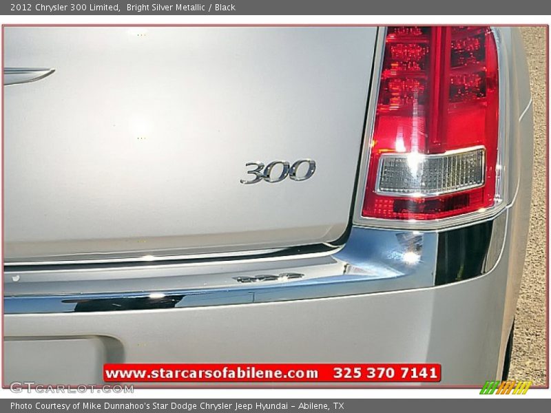 Bright Silver Metallic / Black 2012 Chrysler 300 Limited