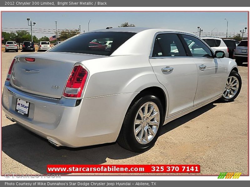 Bright Silver Metallic / Black 2012 Chrysler 300 Limited