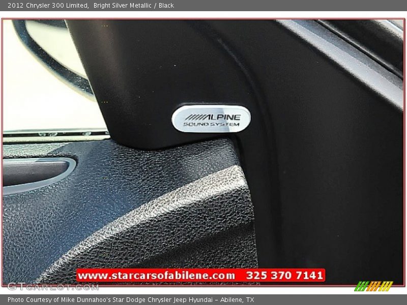 Bright Silver Metallic / Black 2012 Chrysler 300 Limited