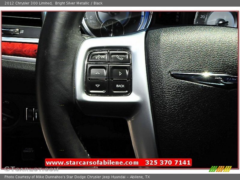 Bright Silver Metallic / Black 2012 Chrysler 300 Limited
