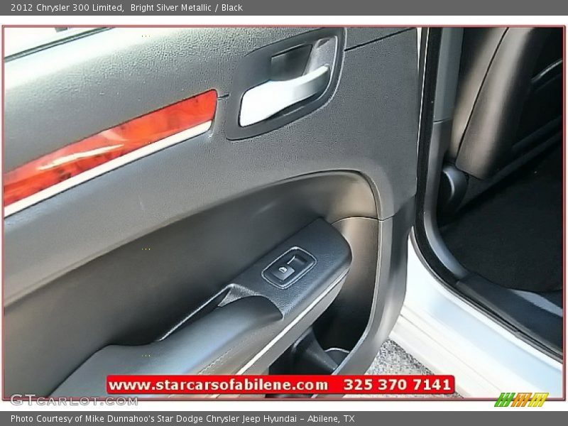 Bright Silver Metallic / Black 2012 Chrysler 300 Limited