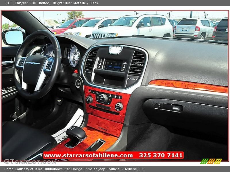 Bright Silver Metallic / Black 2012 Chrysler 300 Limited