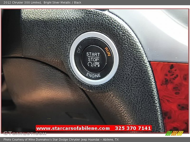 Bright Silver Metallic / Black 2012 Chrysler 300 Limited