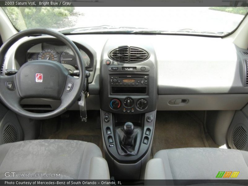 Dashboard of 2003 VUE 