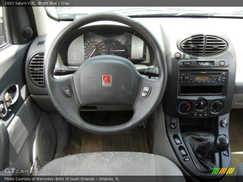 Dashboard of 2003 VUE 