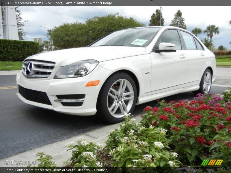 Front 3/4 View of 2012 C 250 Sport