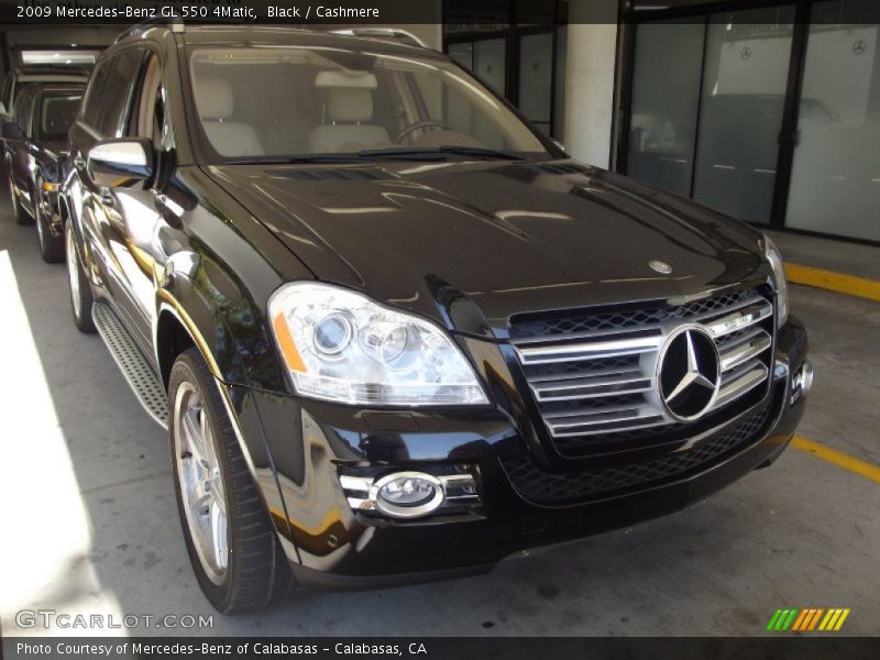Black / Cashmere 2009 Mercedes-Benz GL 550 4Matic