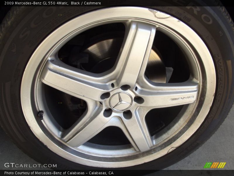 Black / Cashmere 2009 Mercedes-Benz GL 550 4Matic