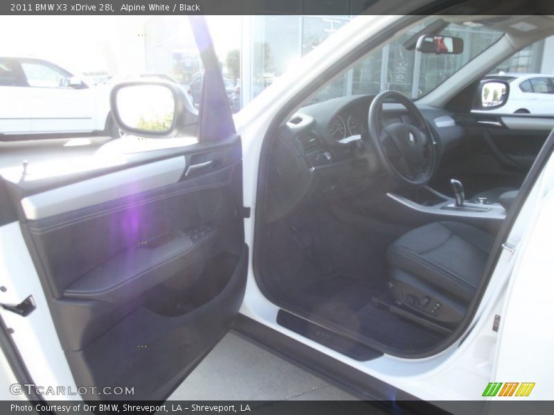Alpine White / Black 2011 BMW X3 xDrive 28i