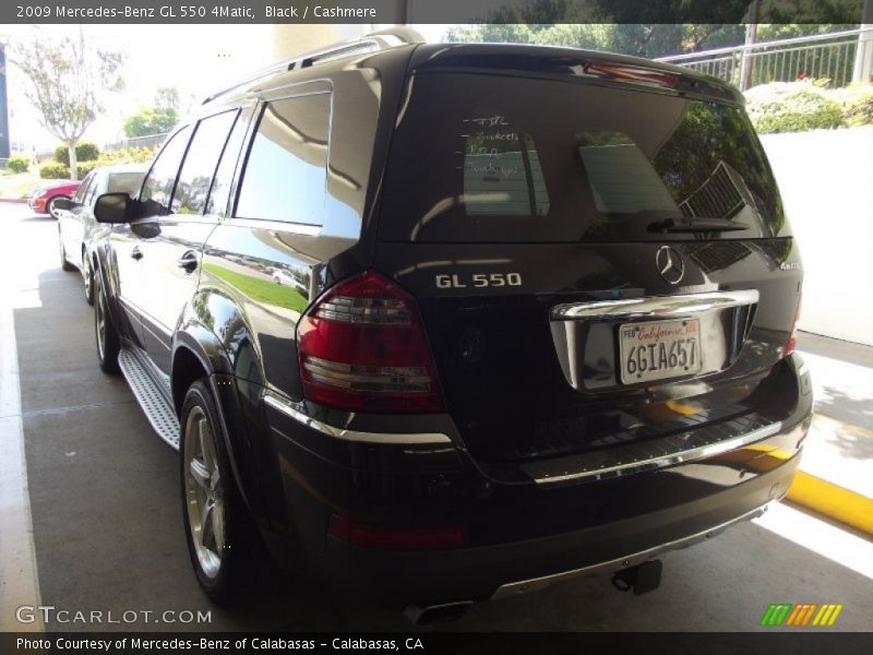 Black / Cashmere 2009 Mercedes-Benz GL 550 4Matic