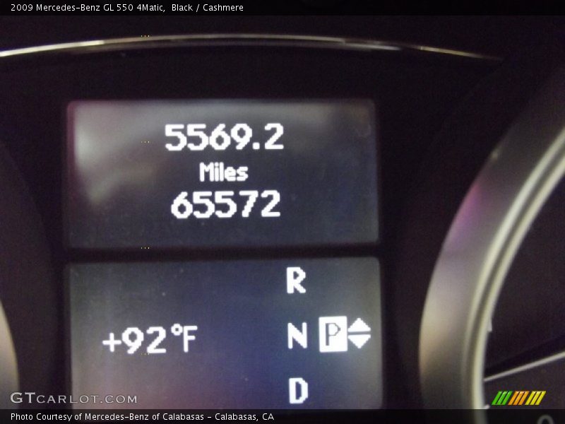 Black / Cashmere 2009 Mercedes-Benz GL 550 4Matic