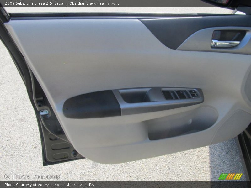 Obsidian Black Pearl / Ivory 2009 Subaru Impreza 2.5i Sedan