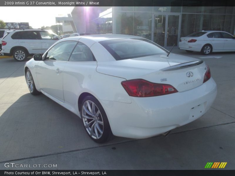 Moonlight White / Wheat 2009 Infiniti G 37 Convertible
