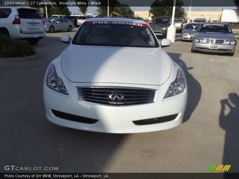 Moonlight White / Wheat 2009 Infiniti G 37 Convertible