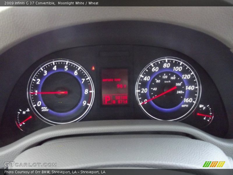 Moonlight White / Wheat 2009 Infiniti G 37 Convertible