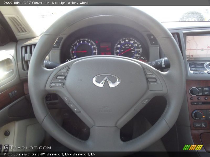 Moonlight White / Wheat 2009 Infiniti G 37 Convertible
