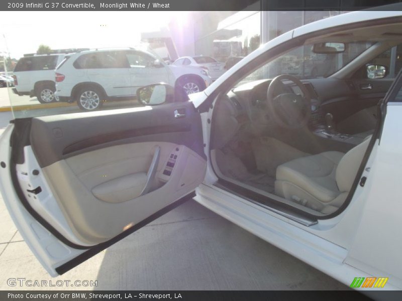 Moonlight White / Wheat 2009 Infiniti G 37 Convertible