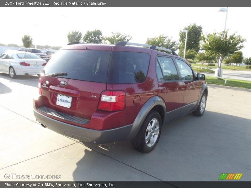 Red Fire Metallic / Shale Grey 2007 Ford Freestyle SEL