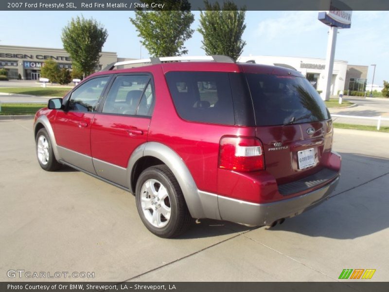 Red Fire Metallic / Shale Grey 2007 Ford Freestyle SEL