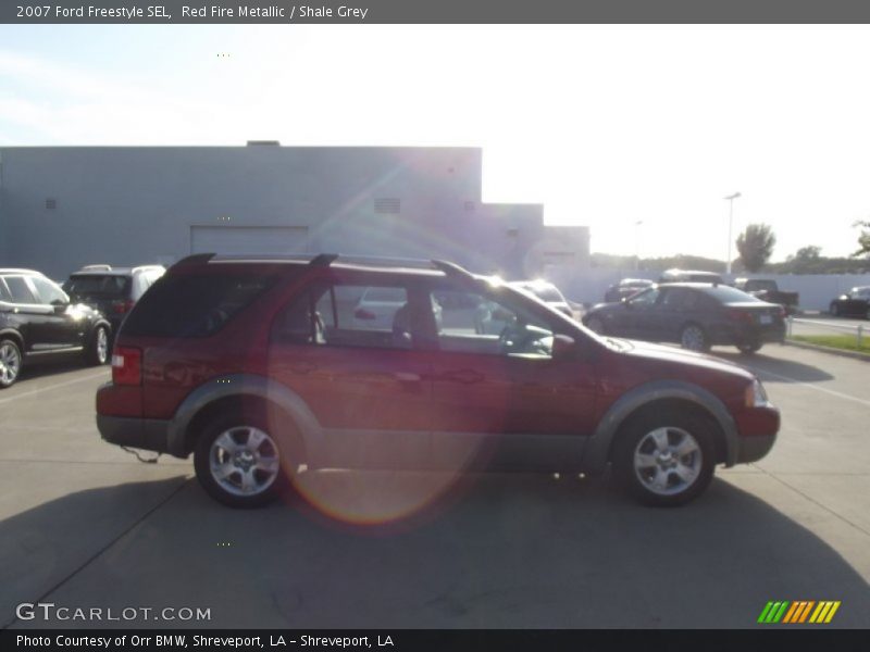 Red Fire Metallic / Shale Grey 2007 Ford Freestyle SEL