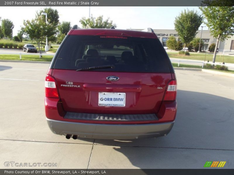 Red Fire Metallic / Shale Grey 2007 Ford Freestyle SEL