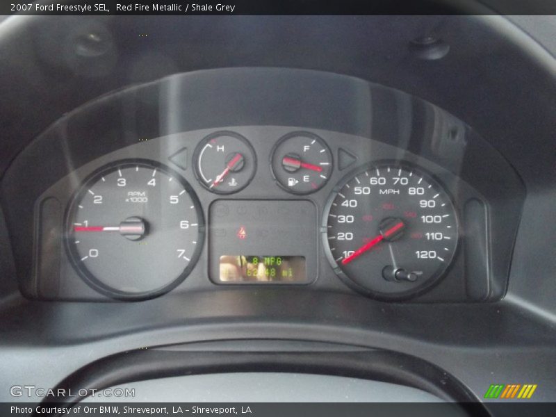 Red Fire Metallic / Shale Grey 2007 Ford Freestyle SEL