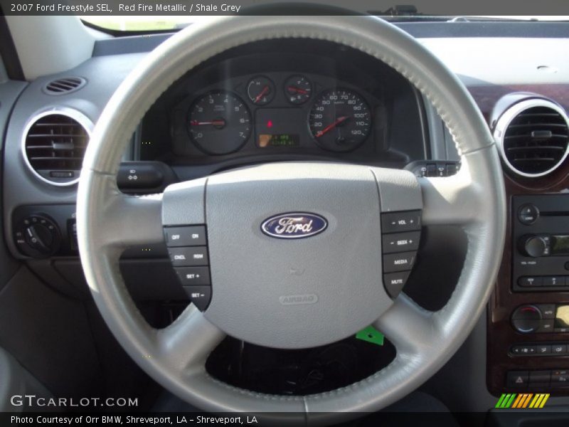 Red Fire Metallic / Shale Grey 2007 Ford Freestyle SEL