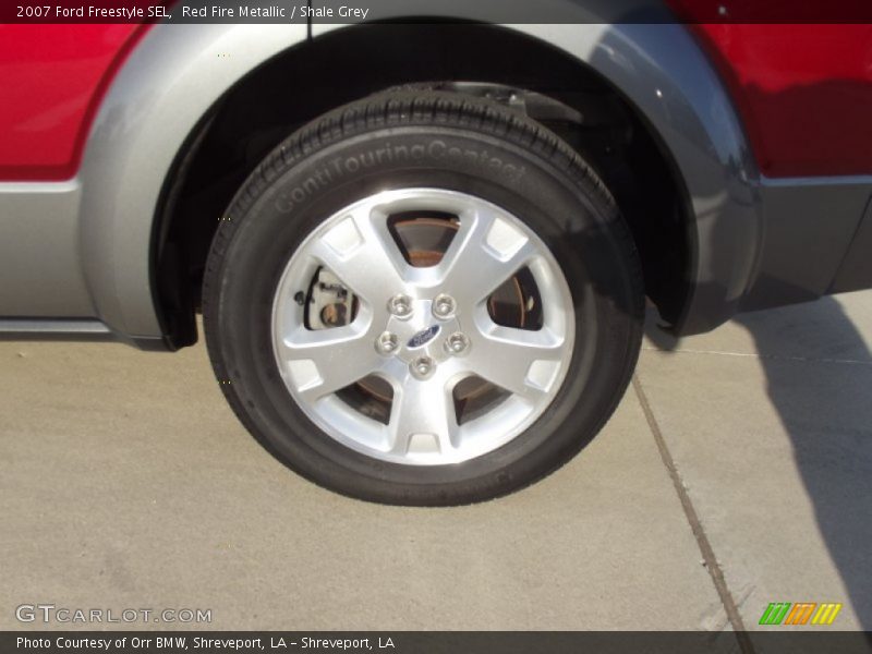 Red Fire Metallic / Shale Grey 2007 Ford Freestyle SEL