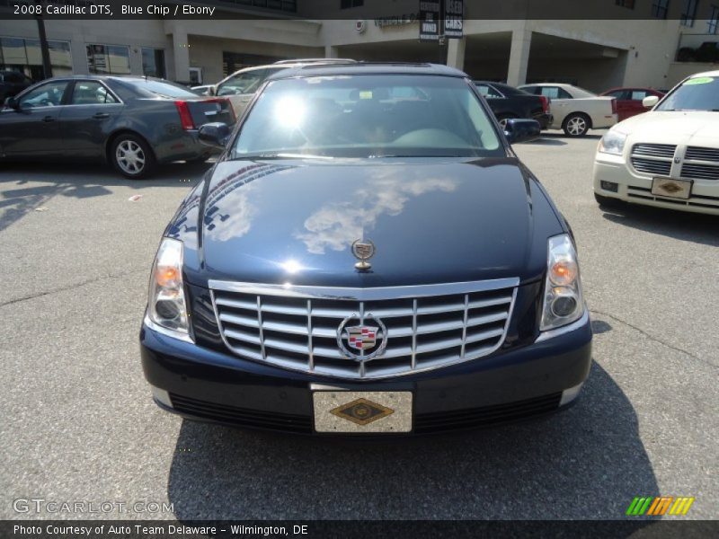 Blue Chip / Ebony 2008 Cadillac DTS