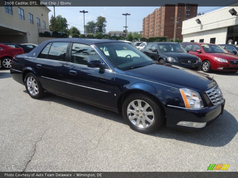 Blue Chip / Ebony 2008 Cadillac DTS