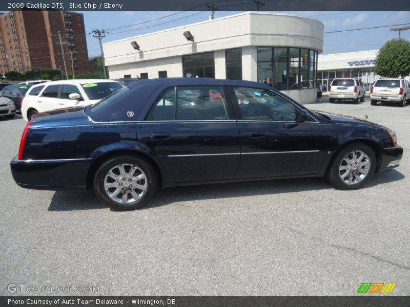 Blue Chip / Ebony 2008 Cadillac DTS