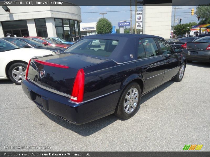 Blue Chip / Ebony 2008 Cadillac DTS