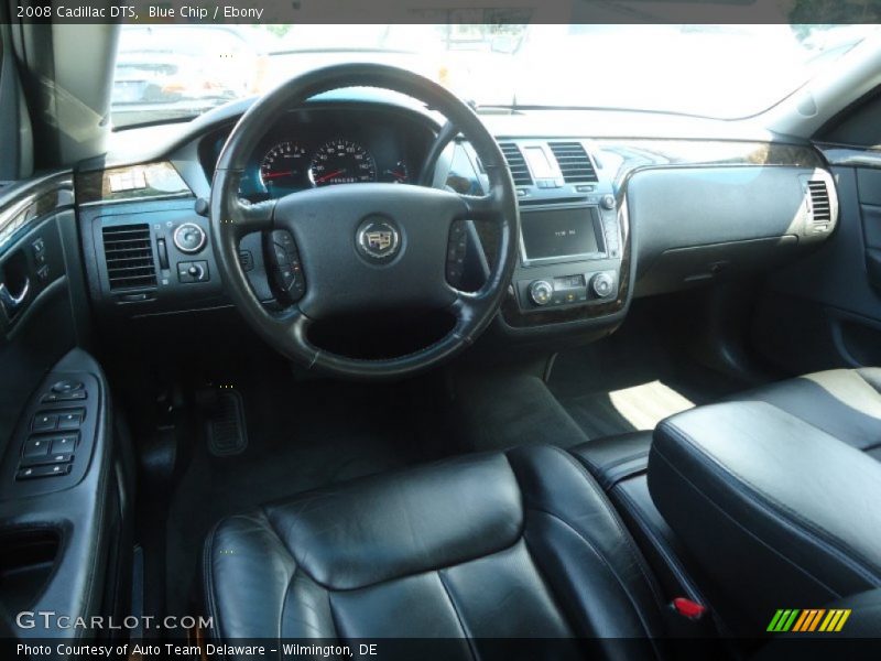 Blue Chip / Ebony 2008 Cadillac DTS