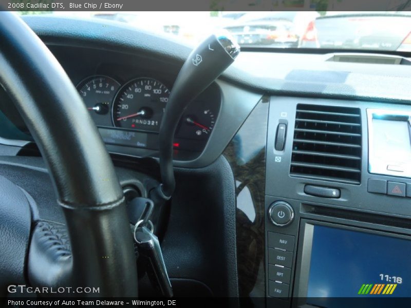 Blue Chip / Ebony 2008 Cadillac DTS