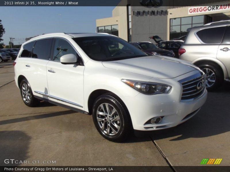 Moonlight White / Wheat 2013 Infiniti JX 35