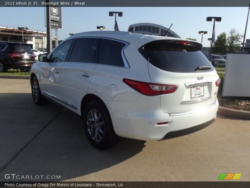 Moonlight White / Wheat 2013 Infiniti JX 35