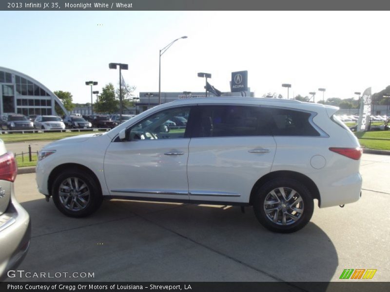 Moonlight White / Wheat 2013 Infiniti JX 35