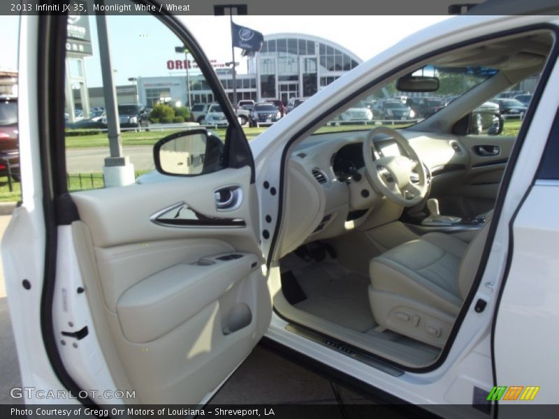 Moonlight White / Wheat 2013 Infiniti JX 35