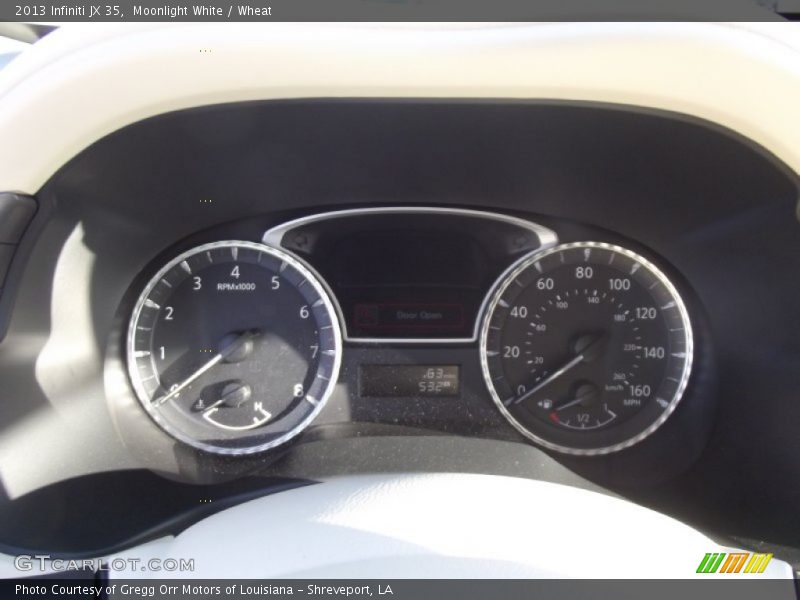 Moonlight White / Wheat 2013 Infiniti JX 35
