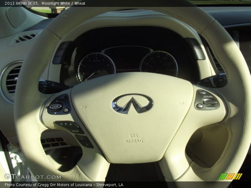 Moonlight White / Wheat 2013 Infiniti JX 35